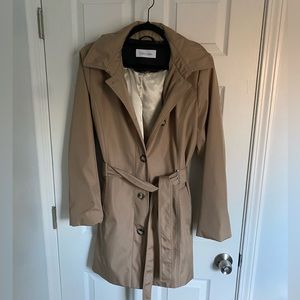XL Calvin Klein Rain Trench Coat